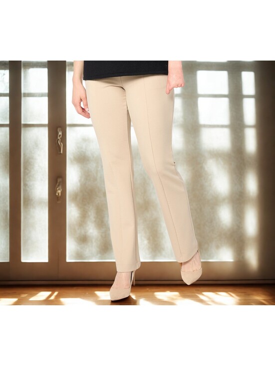 Isaac Mizrahi Pants - Isaac Mizrahi Live! Regular Icon Crepe Baby Bootcut Pants Size XXS